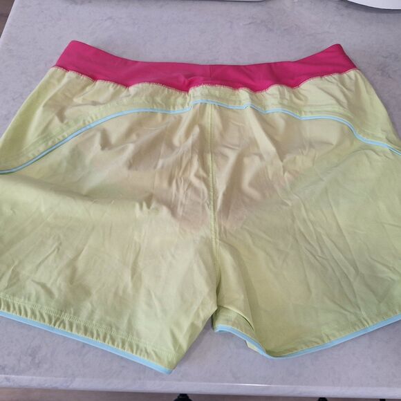 Lands' End Quick Dry Swim 5" Built in Panty Elastic Waist Swim Shorts Women's - Picture 2 of 10